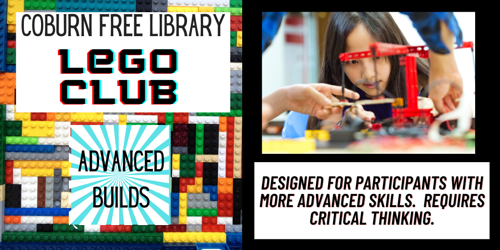 poster for Lego Club Advanced Builds Program