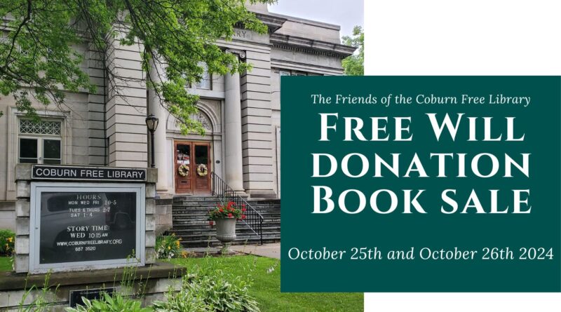 October Free Will Donation Book Sale