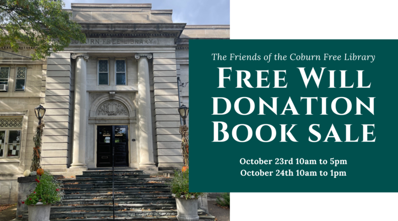 Friends of the Coburn Free Library Fall Book Sale