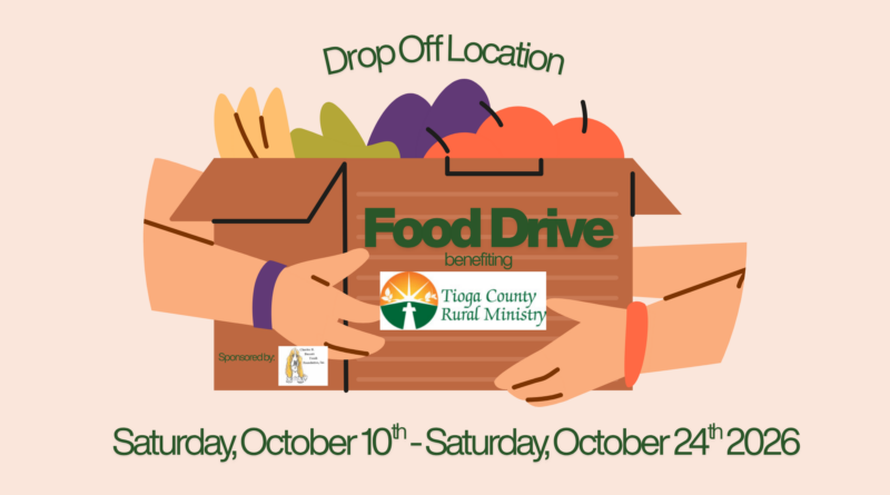 Food Drive Drop Off Location