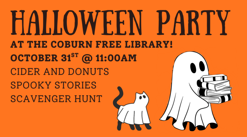 Halloween Party at the Coburn Free Library